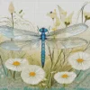 Blue Dragonfly Diamond Painting