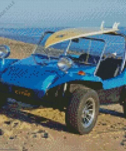 Blue Dune Buggy Diamond Painting