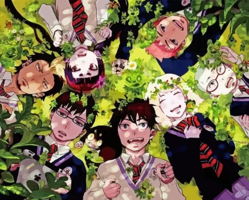 Blue Exorcist Anime Characters Diamond Painting