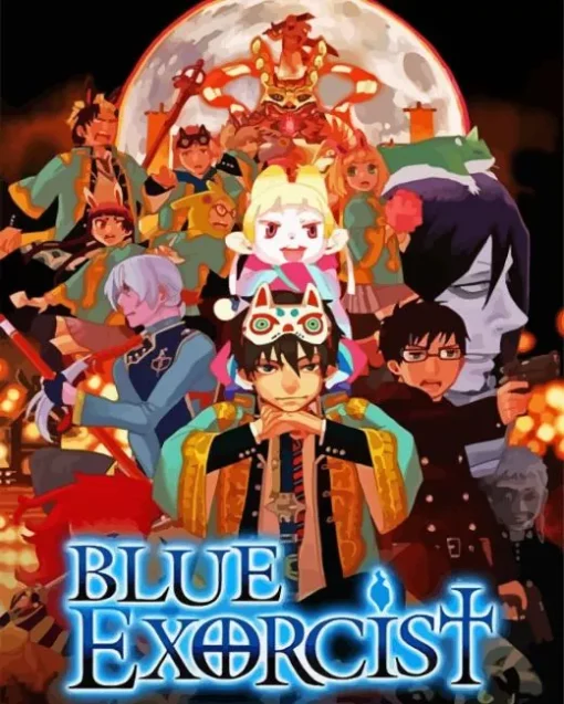 Blue Exorcist Poster Diamond Painting