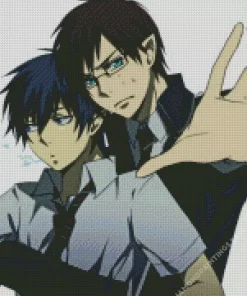 Blue Exorcist Rin And Yukio Diamond Painting
