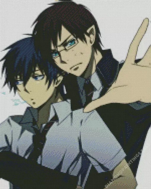 Blue Exorcist Rin And Yukio Diamond Painting