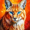 Blue Eyed Caracal Diamond Painting
