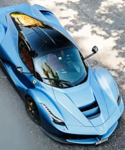 Blue Ferrari Diamond Painting