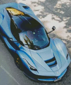 Blue Ferrari Diamond Painting