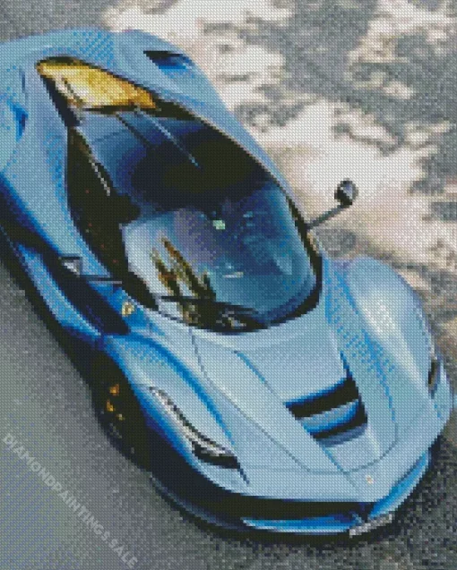 Blue Ferrari Diamond Painting