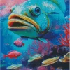 Blue Fish Diamond Painting