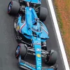 Blue Formula 1 Car Diamond Painting