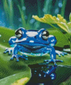 Blue Frog Diamond Painting