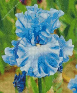 Blue Iris Diamond Painting