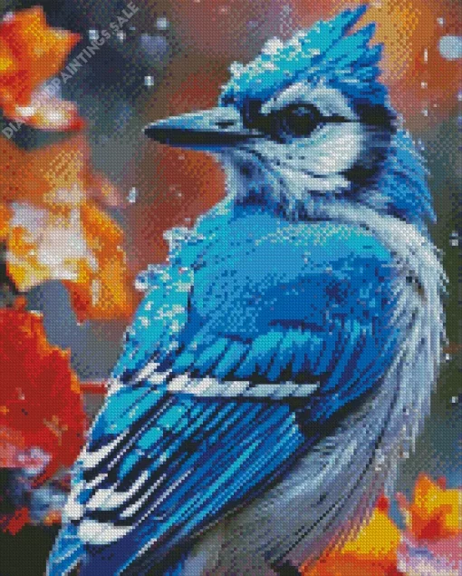 Blue Jay Diamond Painting