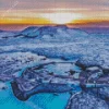 Blue Lagoon Iceland Diamond Painting