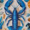 Blue Lobster Art Diamond Painting