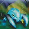 Blue Lobster Pokemon Diamond Painting