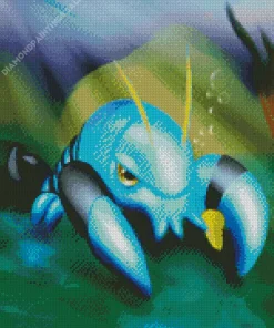 Blue Lobster Pokemon Diamond Painting