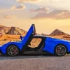 Blue Maserati MC20 Diamond Painting