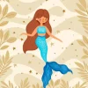 Blue Mermaid Diamond Painting