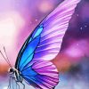 Blue Monarch Butterfly Diamond Painting