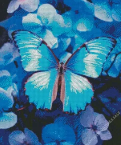 Blue Morpho Butterfly Diamond Painting