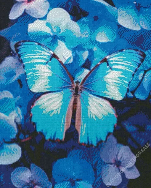 Blue Morpho Butterfly Diamond Painting