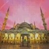 Blue Mosque Diamond Painting