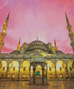 Blue Mosque Diamond Painting