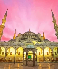Blue Mosque Diamond Painting