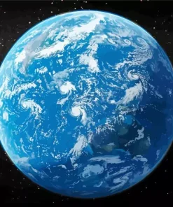 Blue Planet Diamond Painting