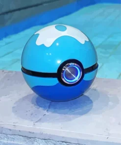 Blue Pokeball Diamond Painting