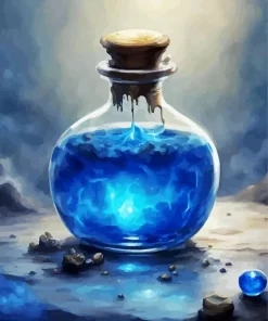 Blue Potion Diamond Painting