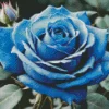 Blue Rose Diamond Painting