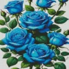 Blue Roses Diamond Painting
