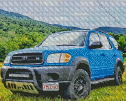 Blue Sequoia Toyota Diamond Painting