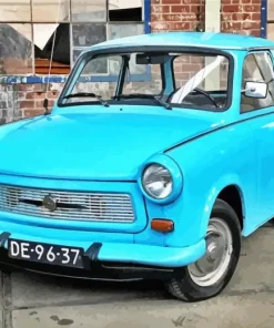 Blue Trabant Diamond Painting