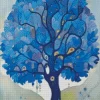 Blue Tree Art Diamond Painting