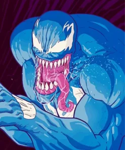 Blue Venom Diamond Painting