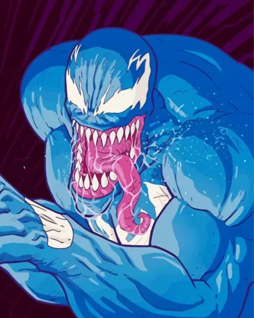 Blue Venom Diamond Painting