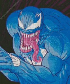 Blue Venom Diamond Painting