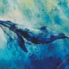Blue Whale Art Diamond Painting