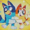 Bluey And Bingo Diamond Painting