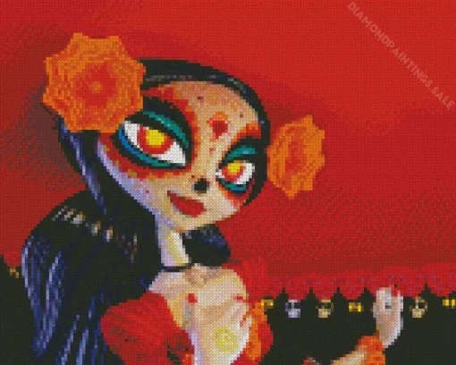 Book Of Life la Muerte Diamond Painting