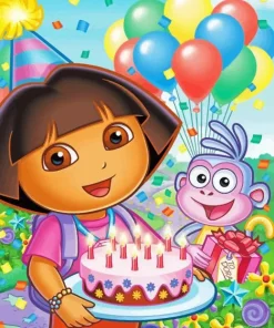 Boots And Dora Diamond Painting