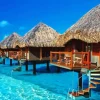 Bora Bora Huts Diamond Painting