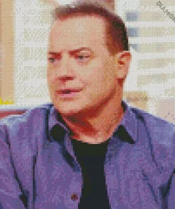 Brendan Fraser Diamond Painting