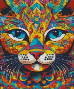 Cat Mandala Diamond Painting
