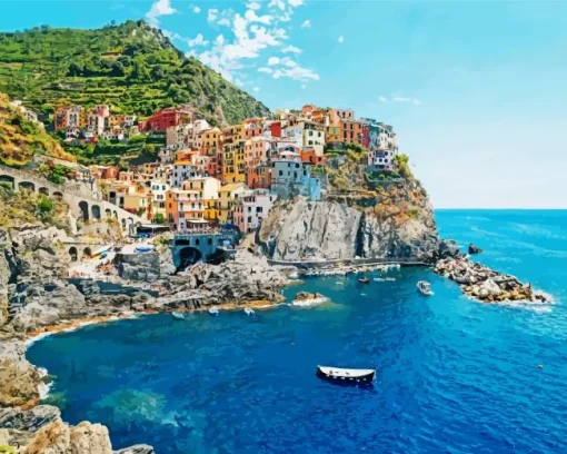 Cinque Terre Italy Diamond Painting