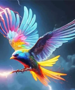 Colorful Bird Flying Diamond Painting