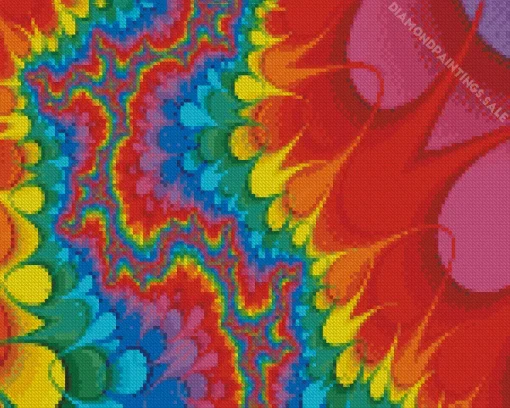 Colorful Fractal Diamond Painting