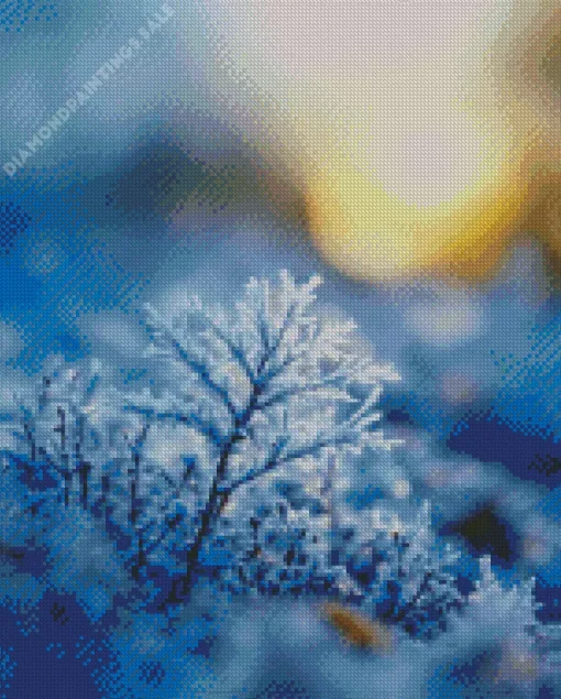 Cool Frost On The Fairy Snow Queen Art Diamond Painting