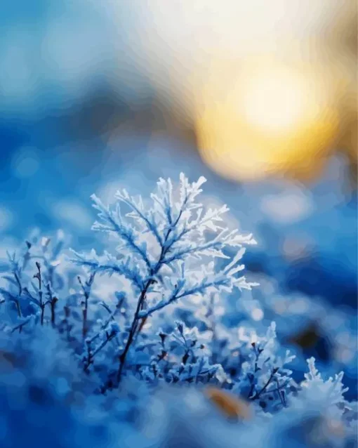 Cool Frost On The Fairy Snow Queen Art Diamond Painting